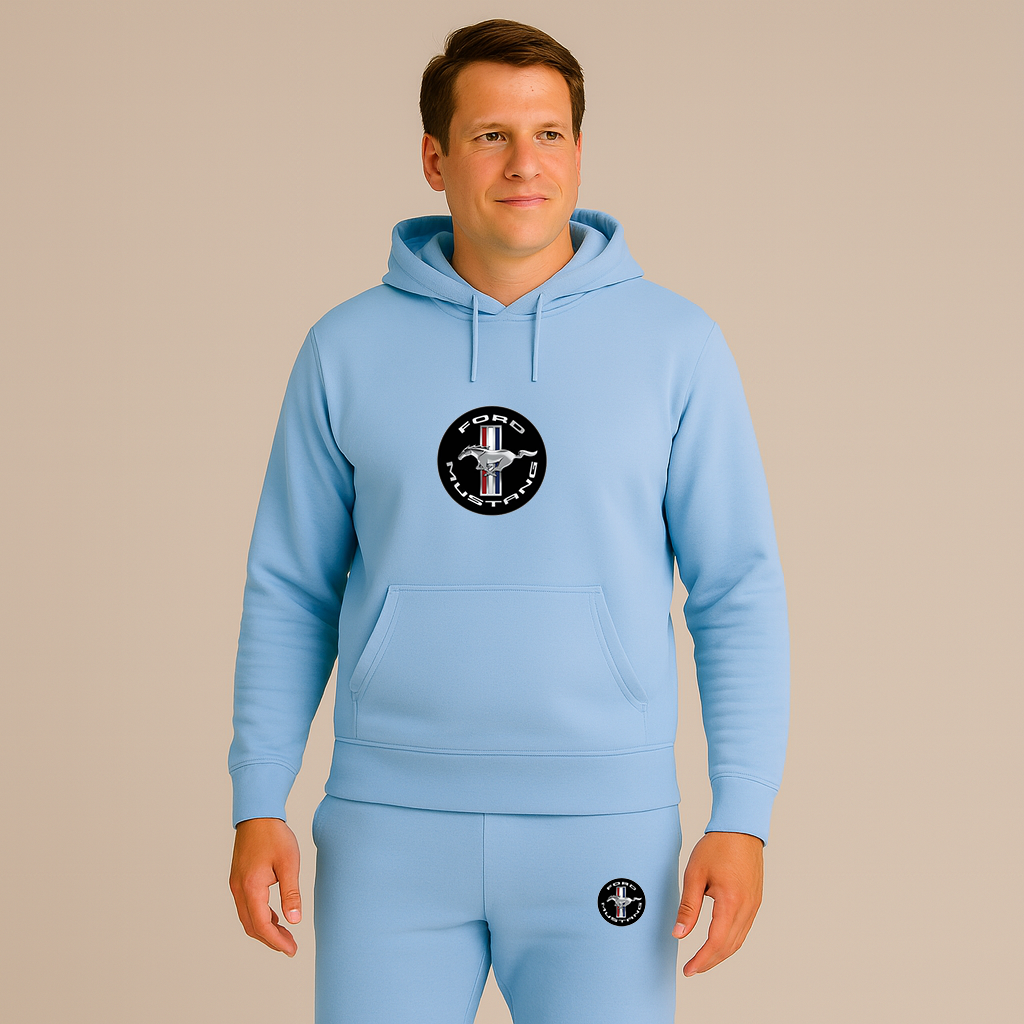 Men’s Ford Mustang Motorsport Supercars Hoodie Joggers Set