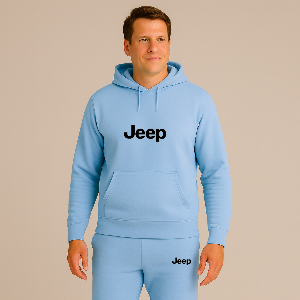Men’s Jeep Car Hoodie Joggers Set