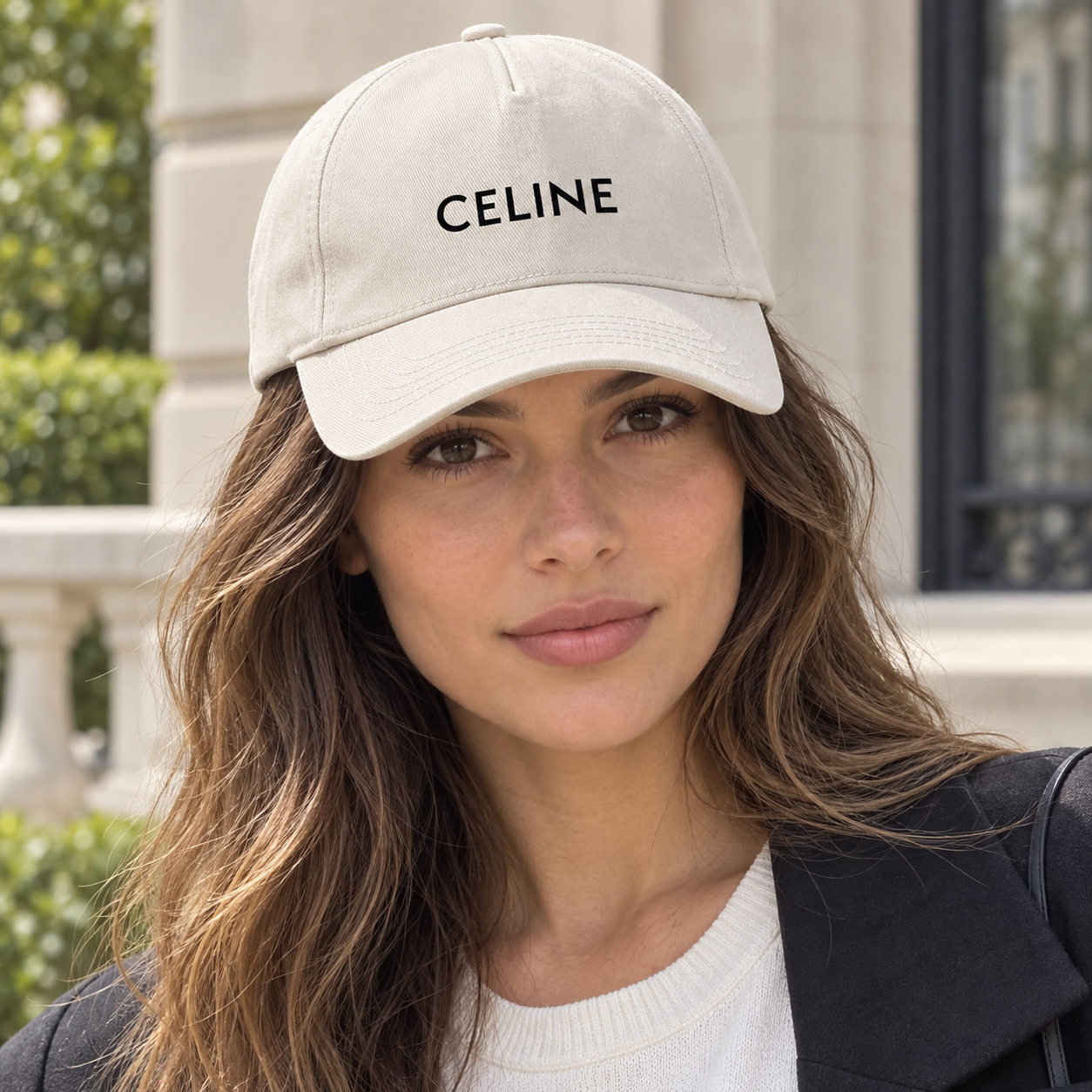 Celine Dad Baseball Cap Hat - Beige - lifestyle
