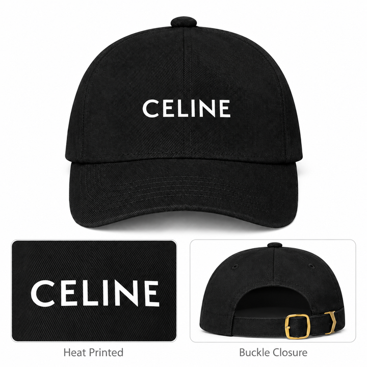 Celine Dad Baseball Cap Hat - Black - hero
