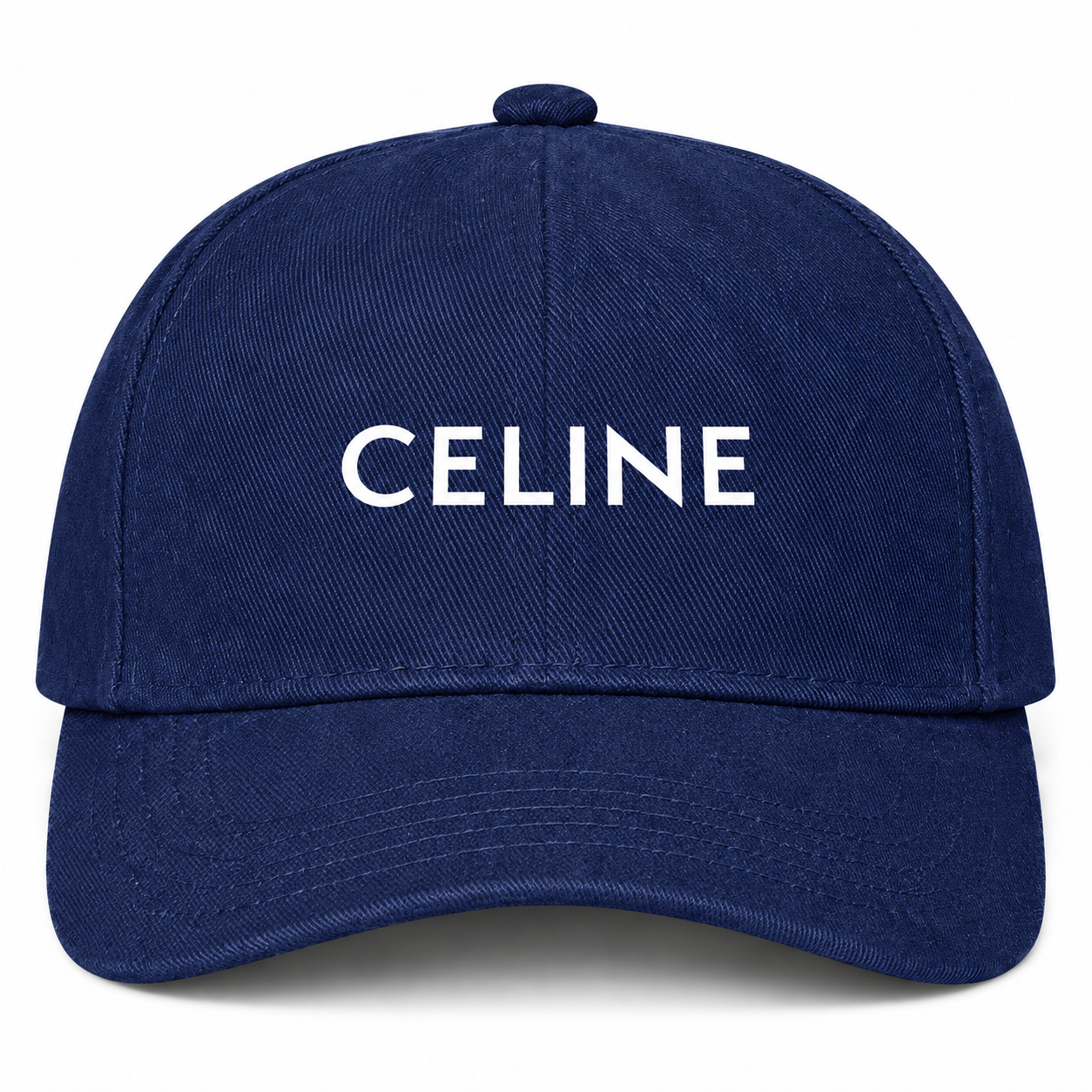 Celine Dad Baseball Cap Hat - Navy - detail