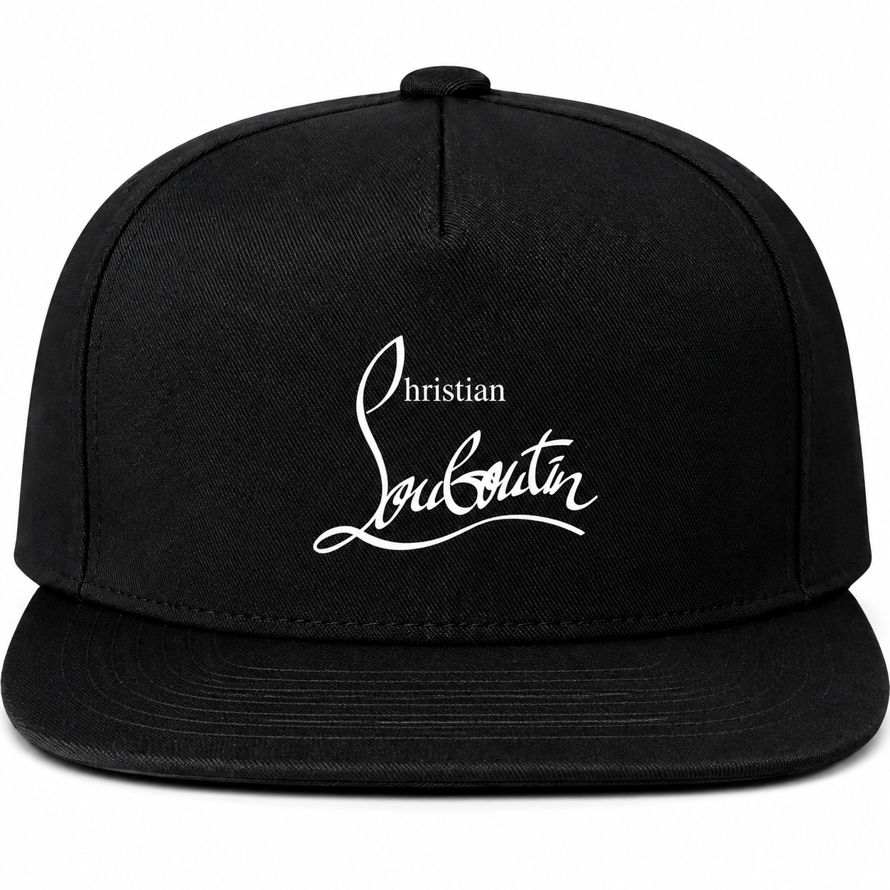 Christian Louboutin snapback in Black, print detail