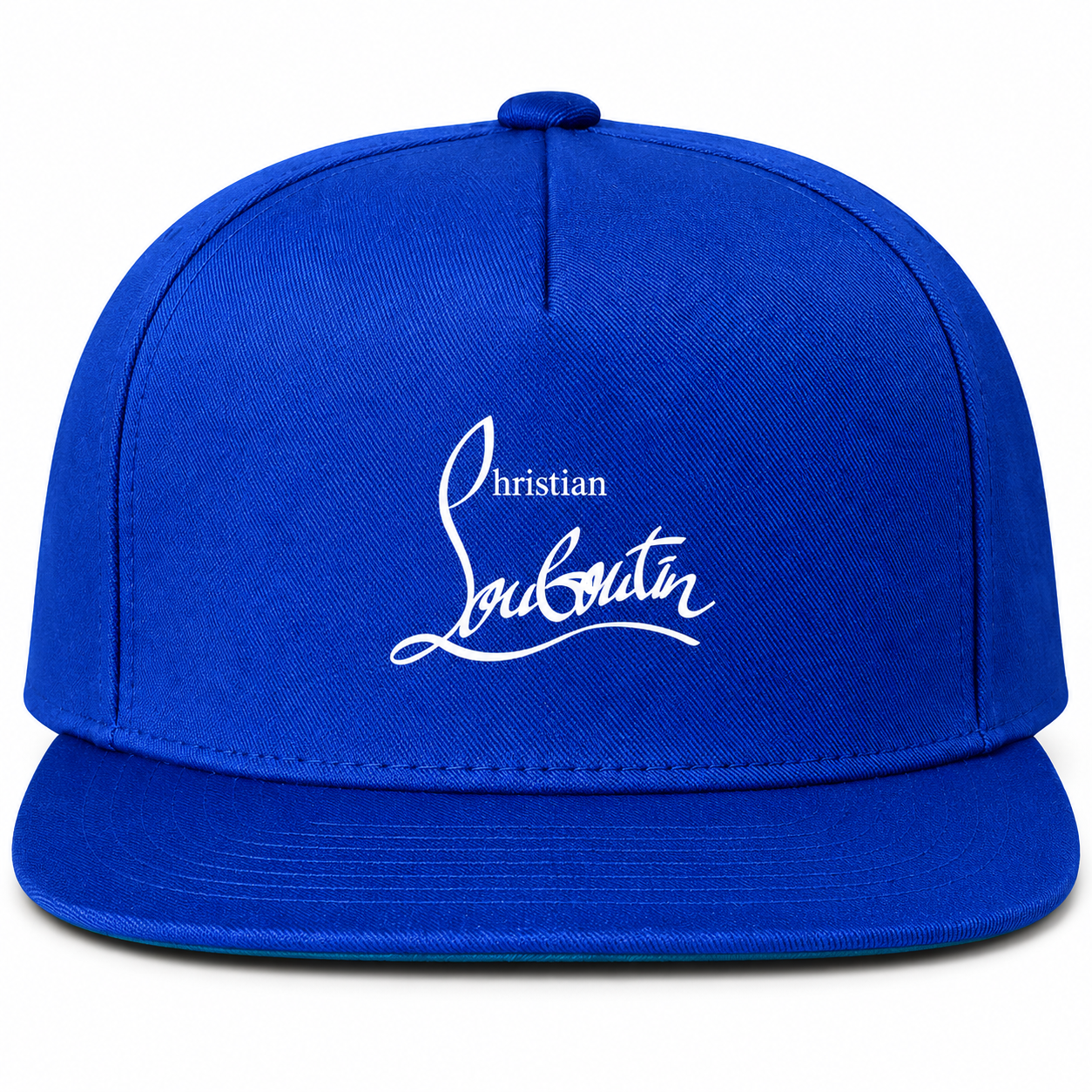 Christian Louboutin snapback in Blue, print detail