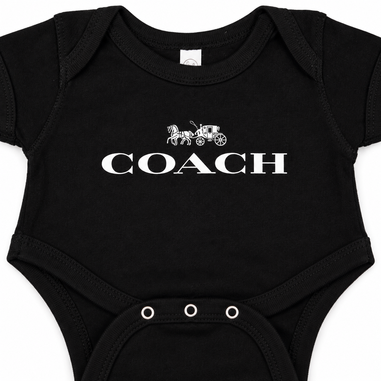 Coach Baby Romper Onesie - Black - Image 3