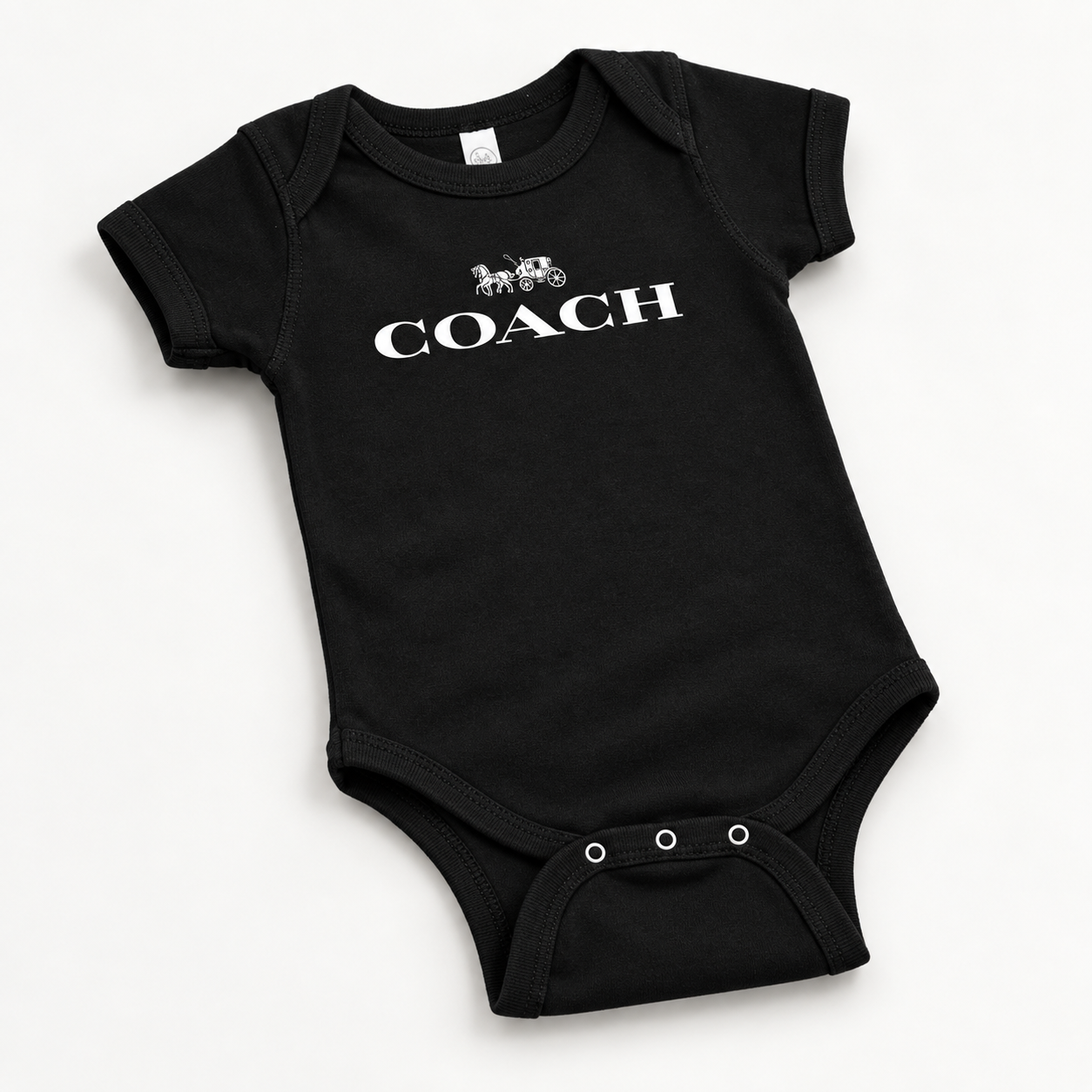 Coach Baby Romper Onesie - Black - Image 4
