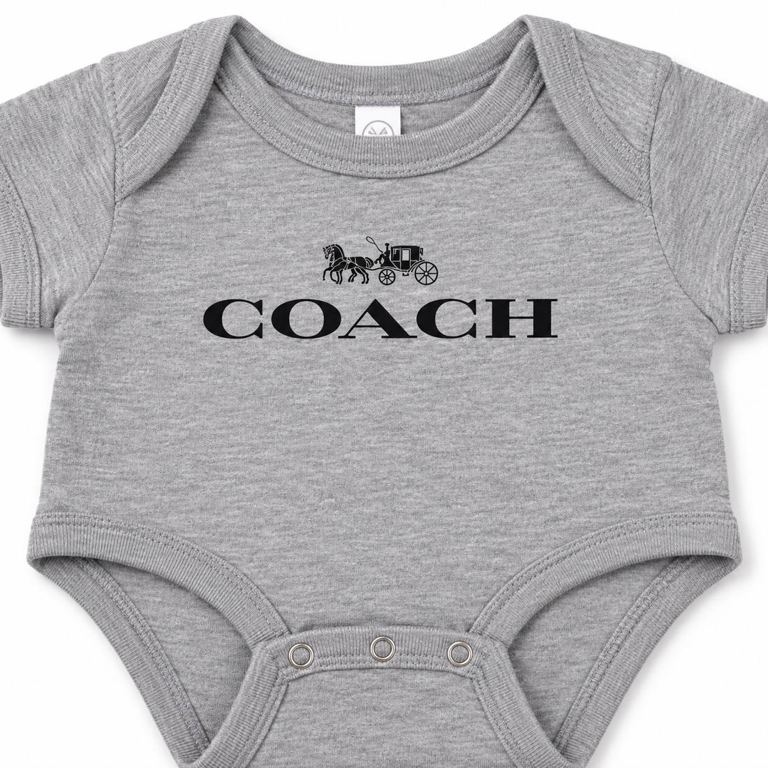 Coach Baby Romper Onesie - Grey - Image 3