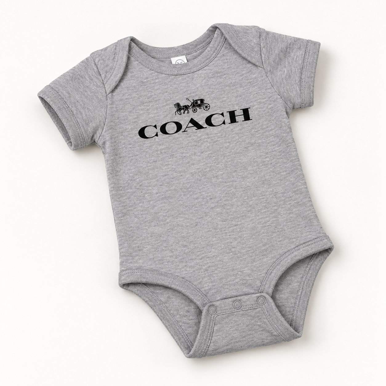 Coach Baby Romper Onesie - Grey - Image 4
