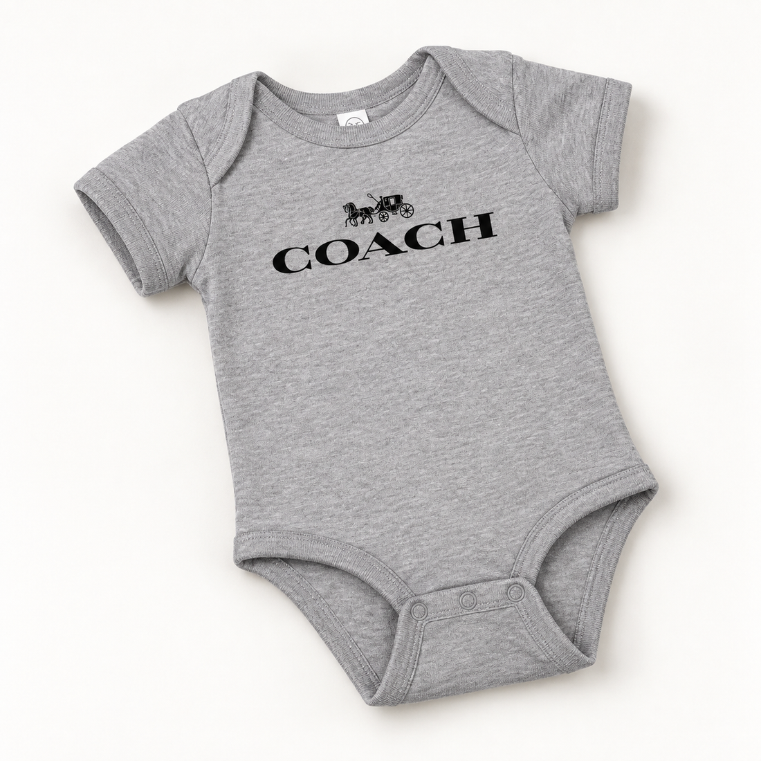 Coach Baby Romper Onesie - Grey - Image 4