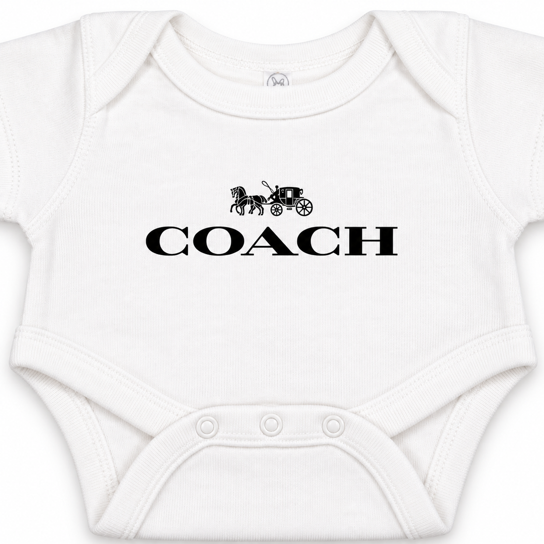 Coach Baby Romper Onesie - White - Image 3