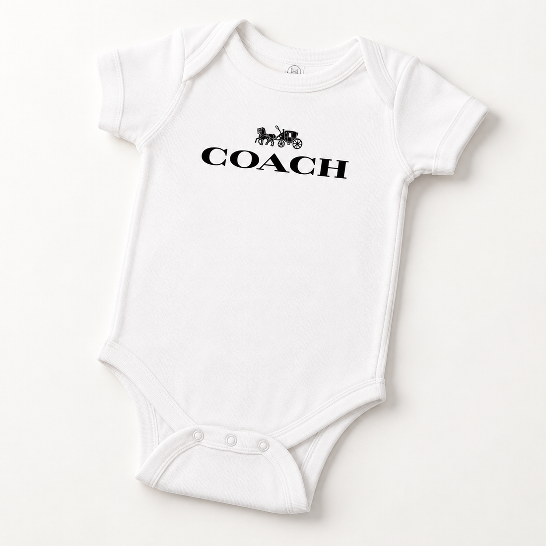 Coach Baby Romper Onesie - White - Image 4