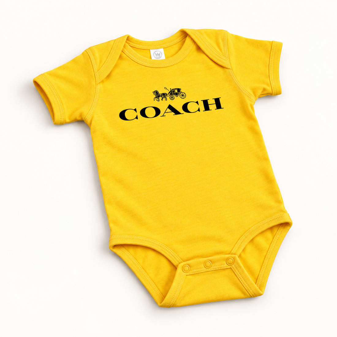 Coach Baby Romper Onesie - Yellow - Image 4