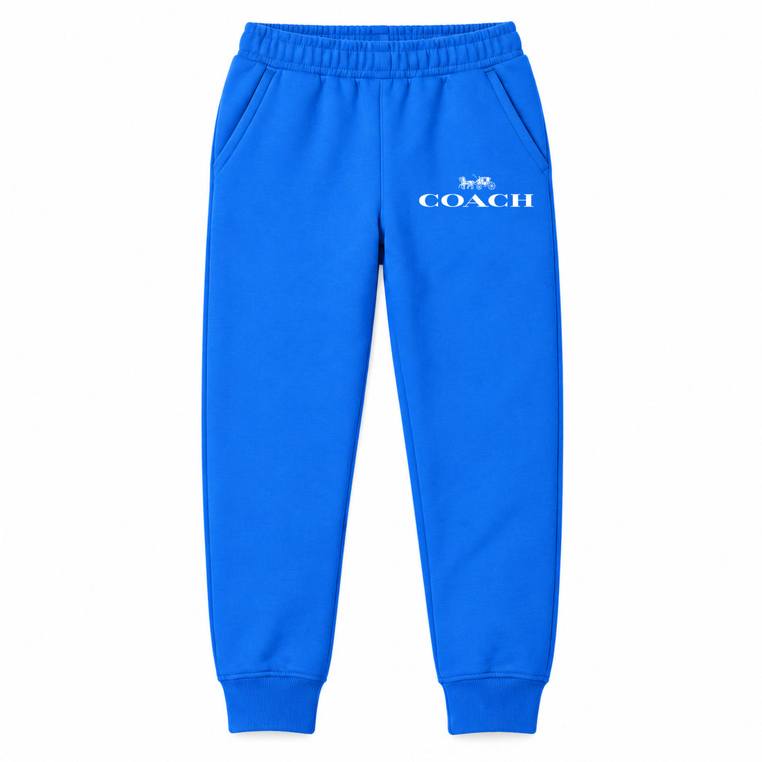 Coach youth jogger sweatpants, Blue, Youth Large ages 10–12