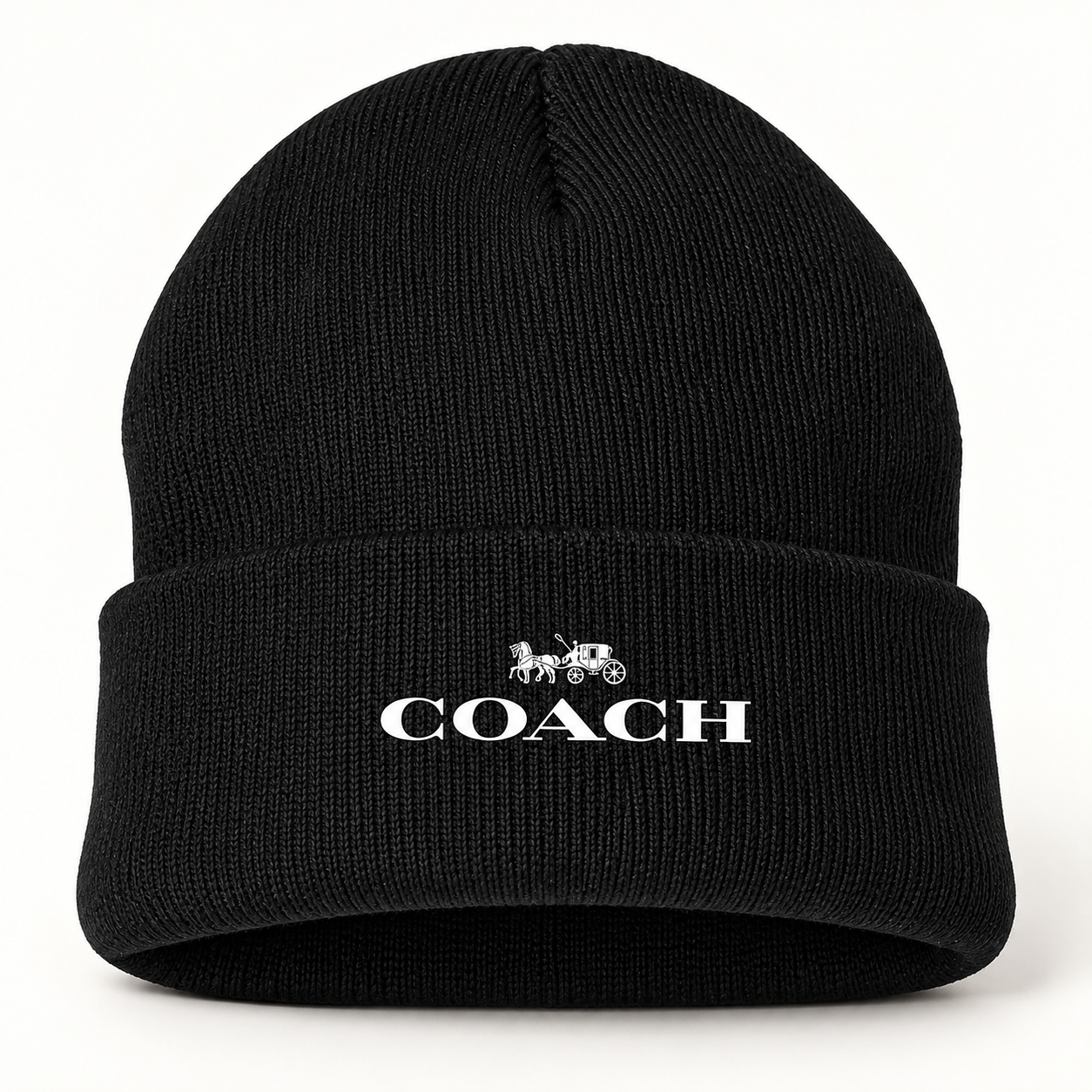 Coach Cuffed Beanie Hat | Color: black | Image 4