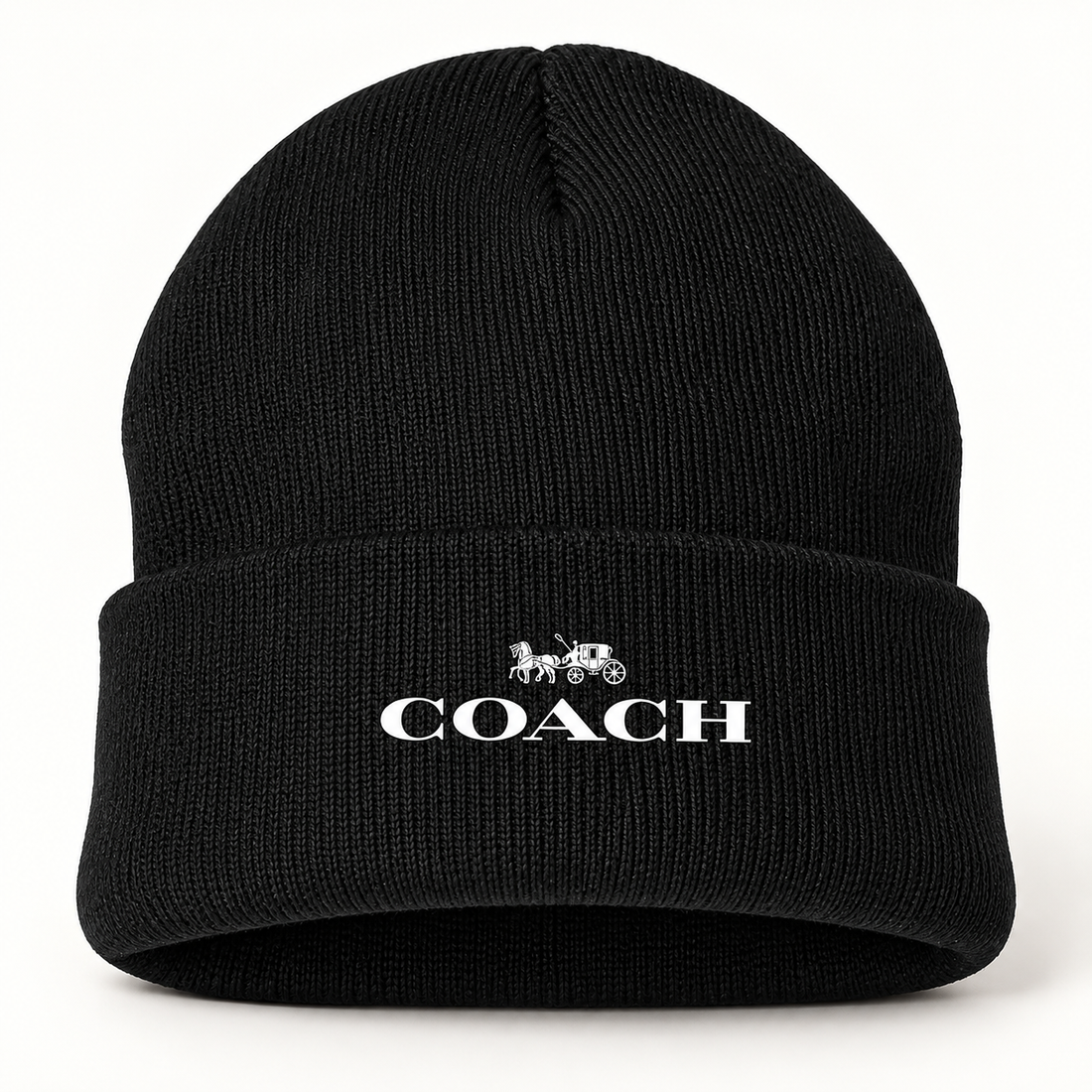 Coach Cuffed Beanie Hat | Color: black | Image 4
