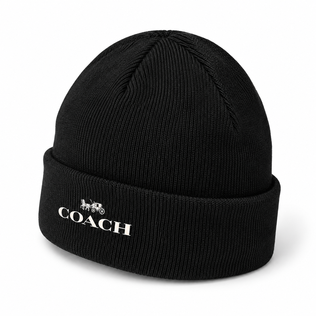 Coach Cuffed Beanie Hat | Color: black | Image 5