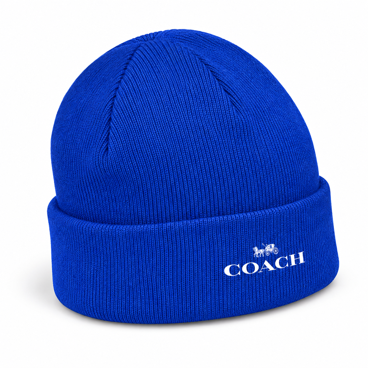 Coach Cuffed Beanie Hat | Color: blue | Image 5