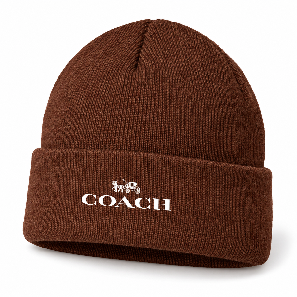 Coach Cuffed Beanie Hat | Color: brown | Image 3