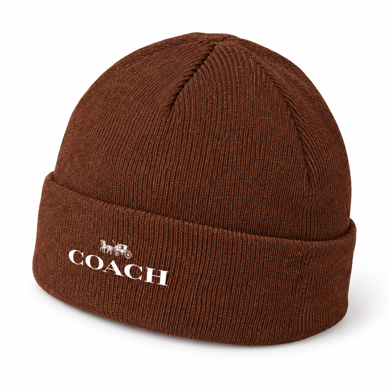 Coach Cuffed Beanie Hat | Color: brown | Image 5