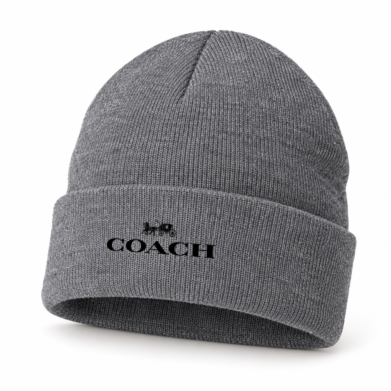 Coach Cuffed Beanie Hat | Color: gray | Image 3