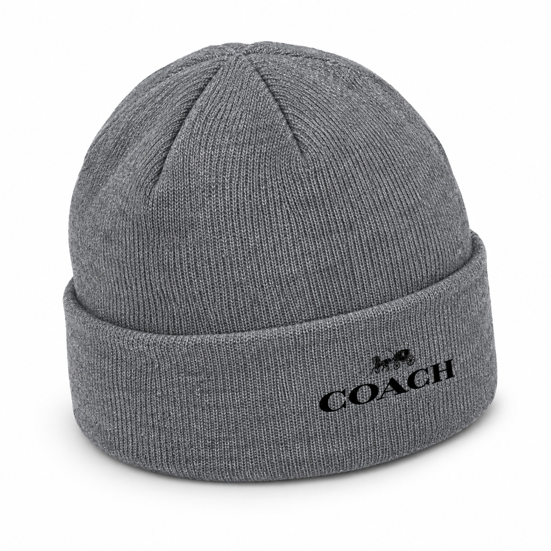 Coach Cuffed Beanie Hat | Color: gray | Image 5
