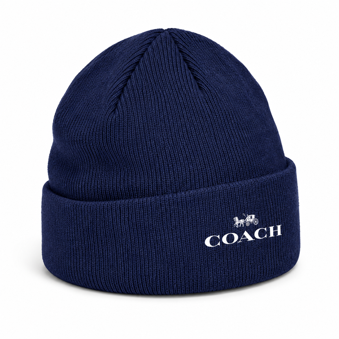 Coach Cuffed Beanie Hat | Color: navy | Image 5