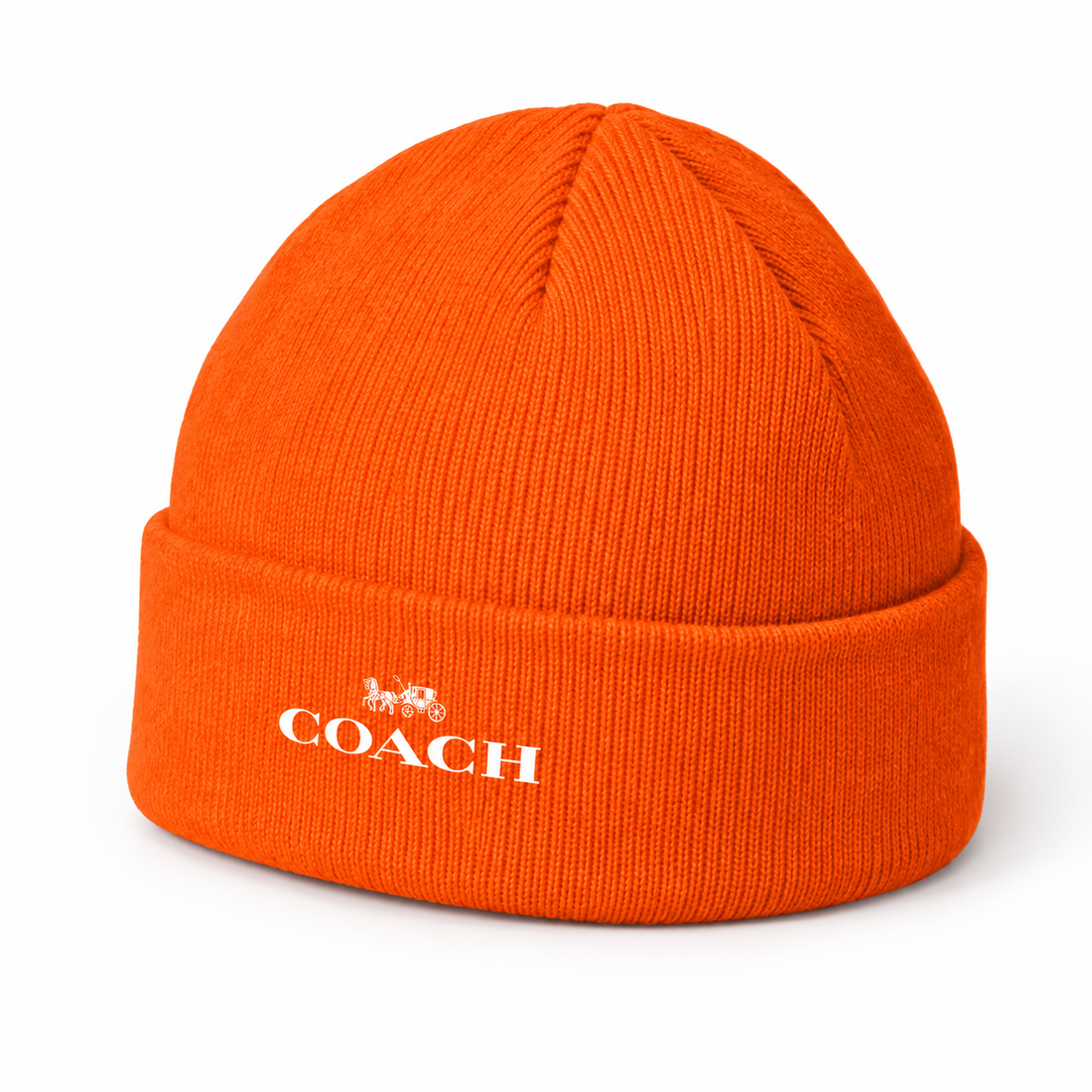 Coach Cuffed Beanie Hat | Color: orange | Image 5