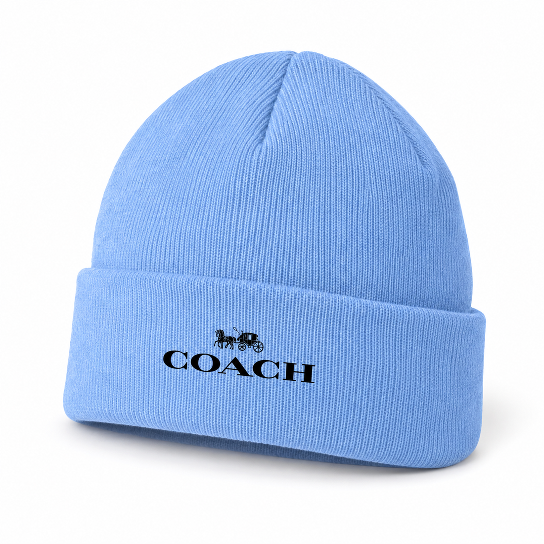 Coach Cuffed Beanie Hat | Color: sky blue | Image 3