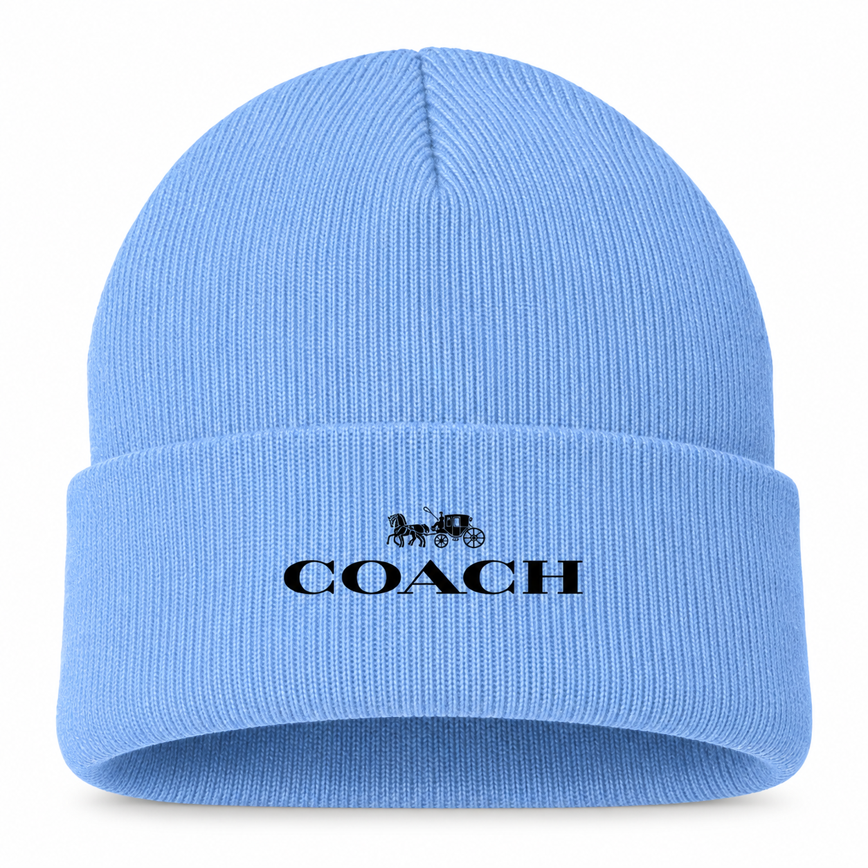 Coach Cuffed Beanie Hat | Color: sky blue | Image 4