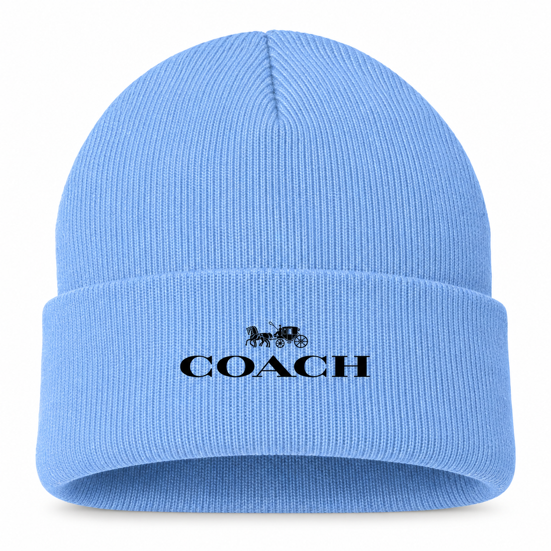 Coach Cuffed Beanie Hat | Color: sky blue | Image 4