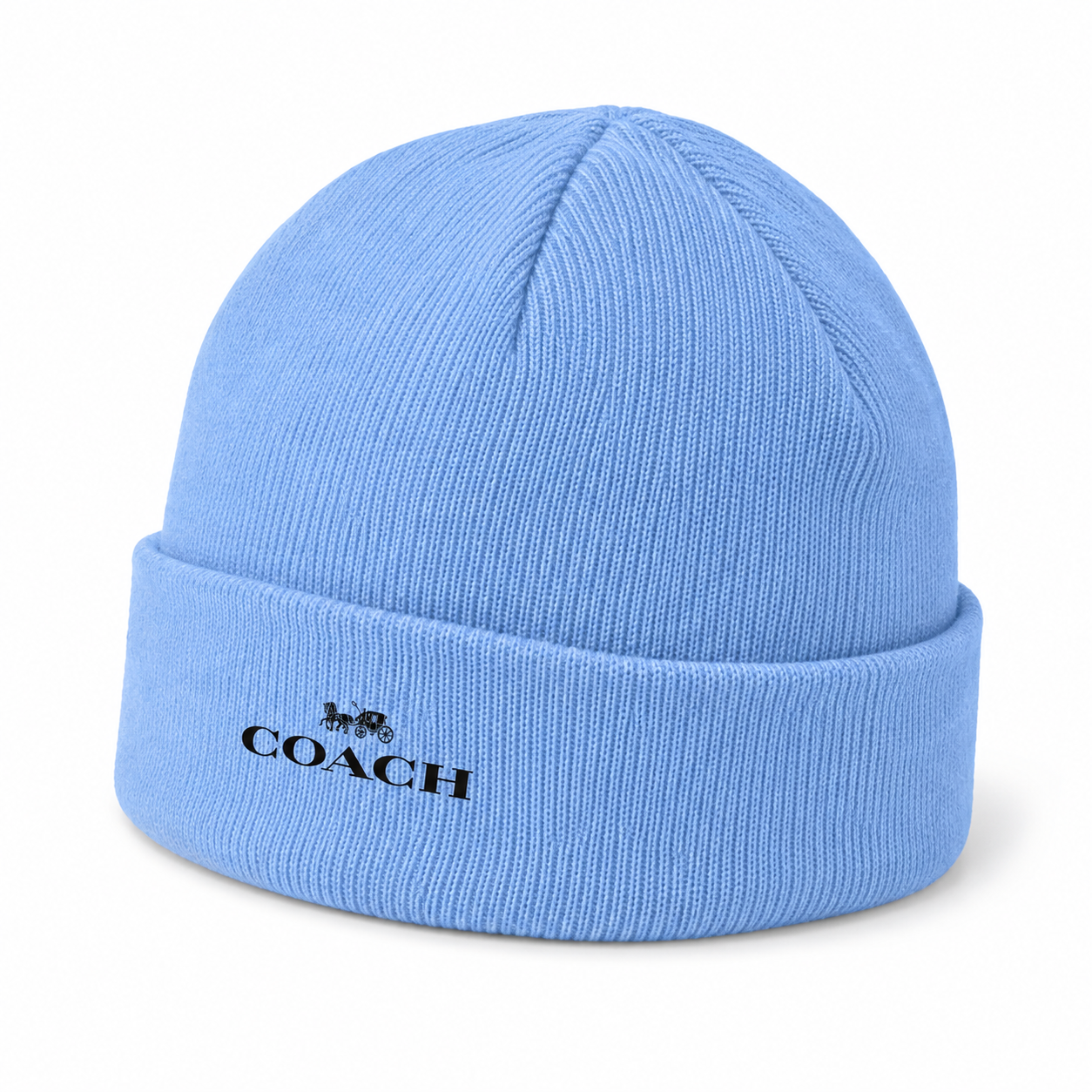Coach Cuffed Beanie Hat | Color: sky blue | Image 5