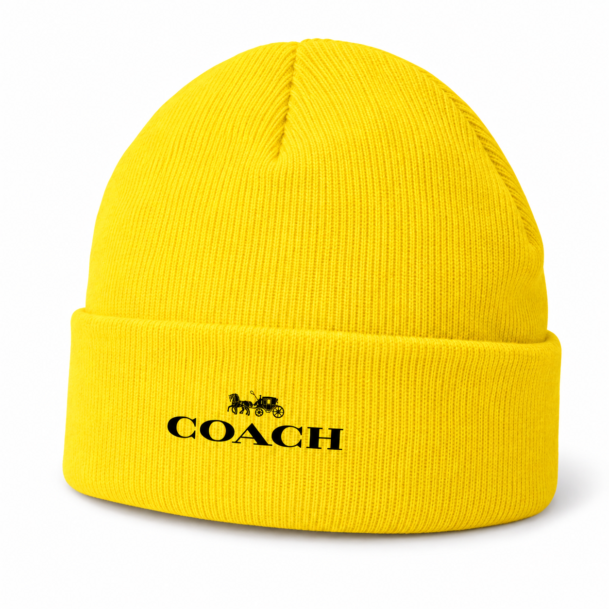 Coach Cuffed Beanie Hat | Color: yellow | Image 3