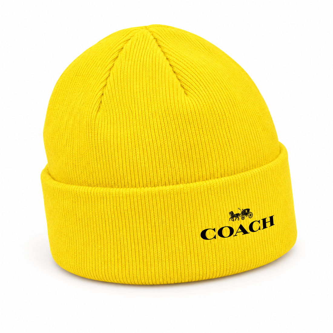 Coach Cuffed Beanie Hat | Color: yellow | Image 5