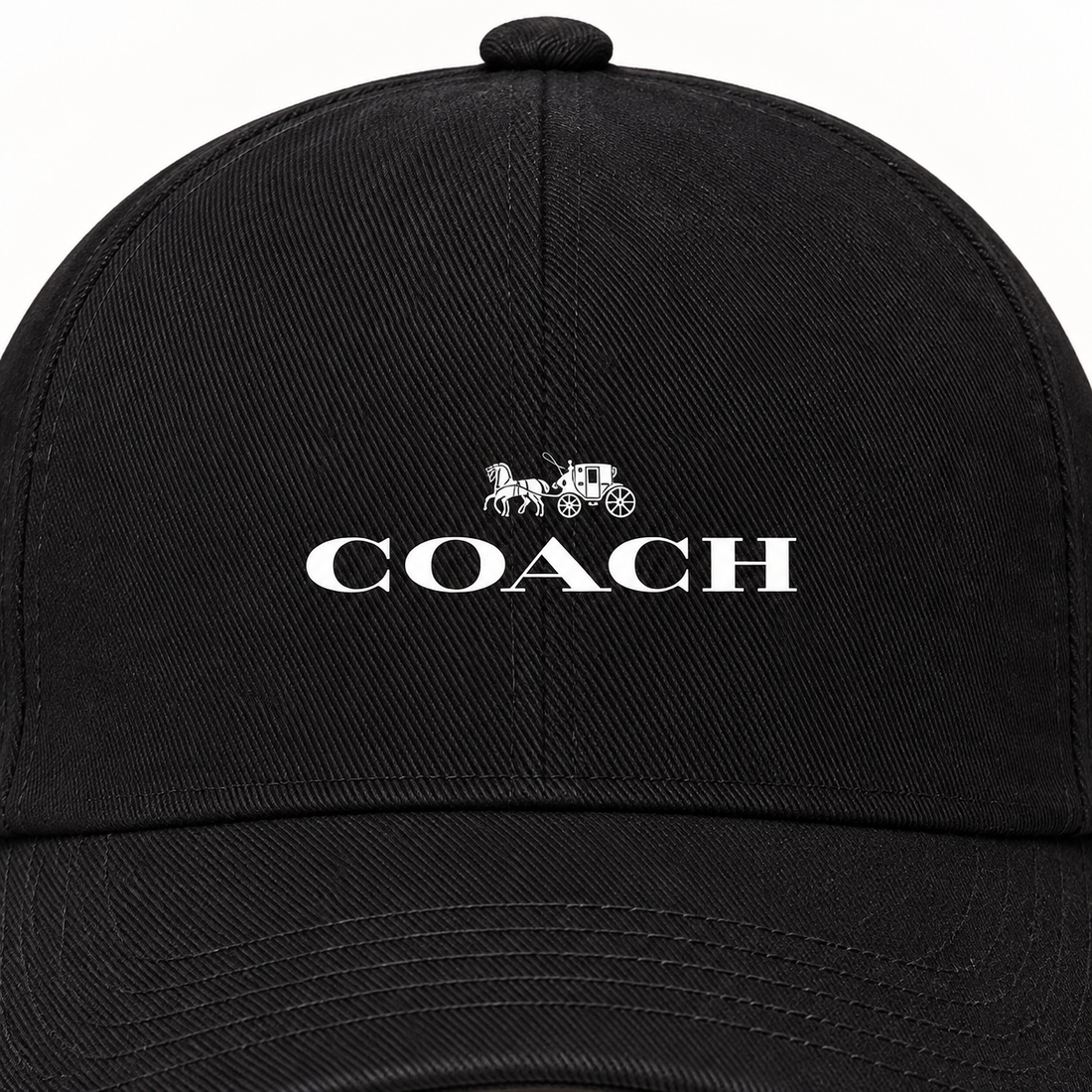 Coach Dad Baseball Cap Hat - Black - Image 3