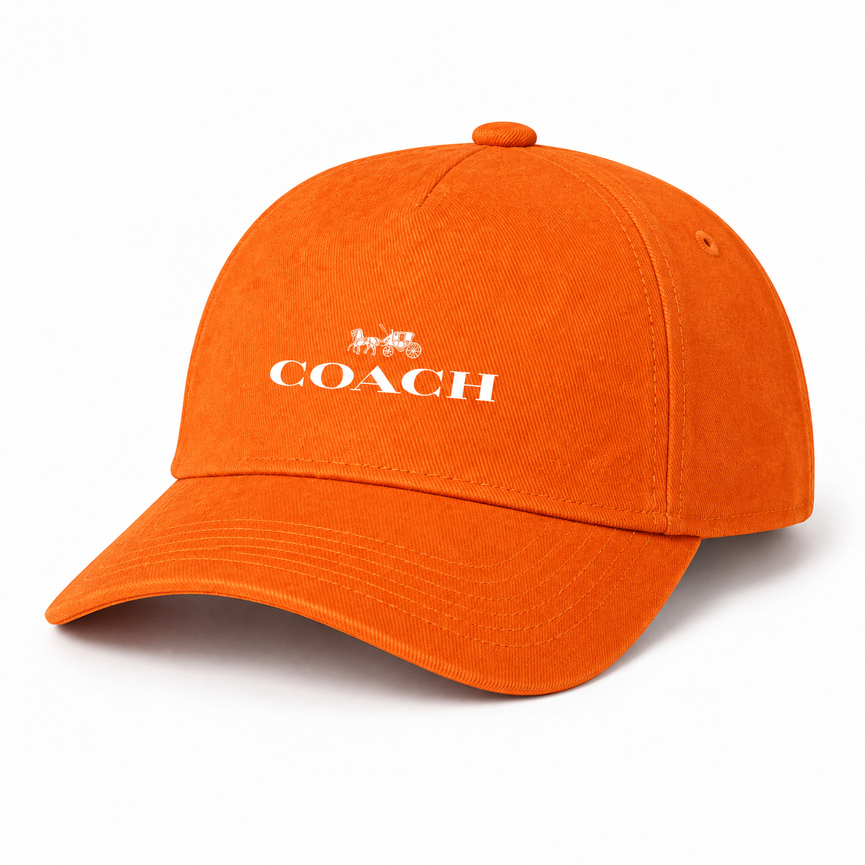 Coach Dad Baseball Cap Hat - Orange - Image 4