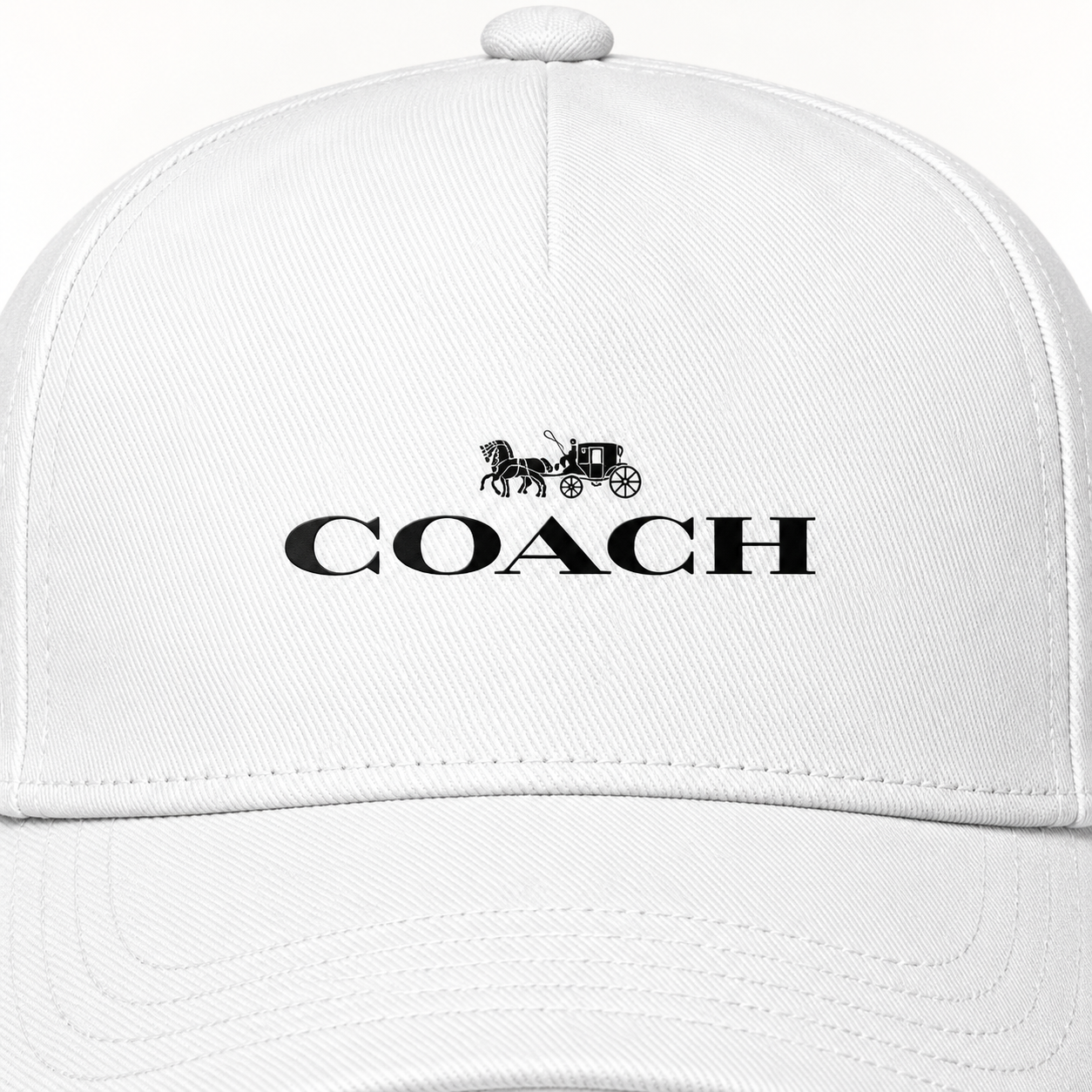 Coach Dad Baseball Cap Hat - White - Image 3