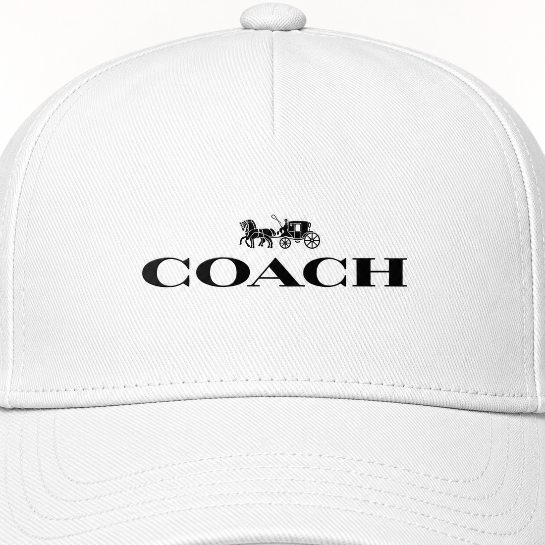 Coach Dad Baseball Cap Hat - White - Image 3