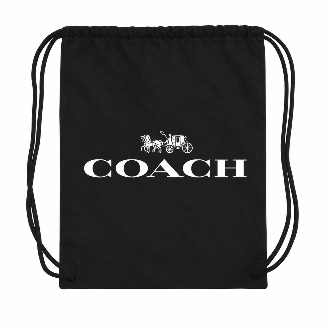 Coach Drawstring Bag - Black - hero