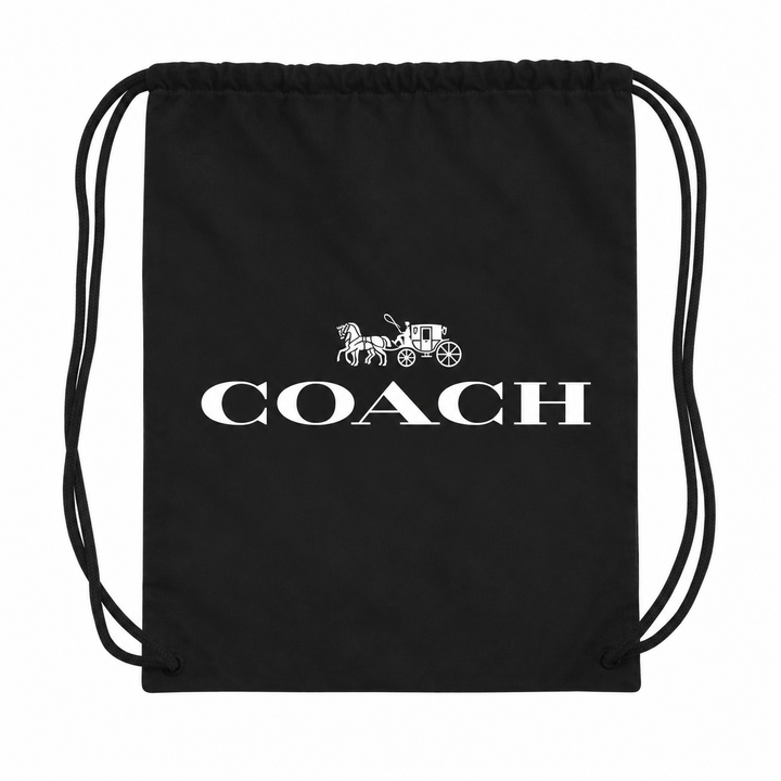 Coach Drawstring Bag - Black - hero