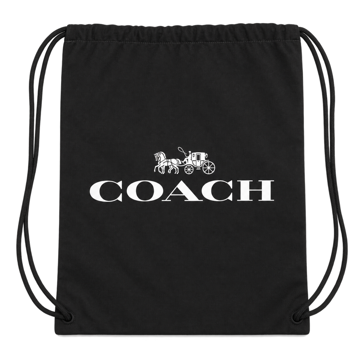 Coach Drawstring Bag - Black - detail