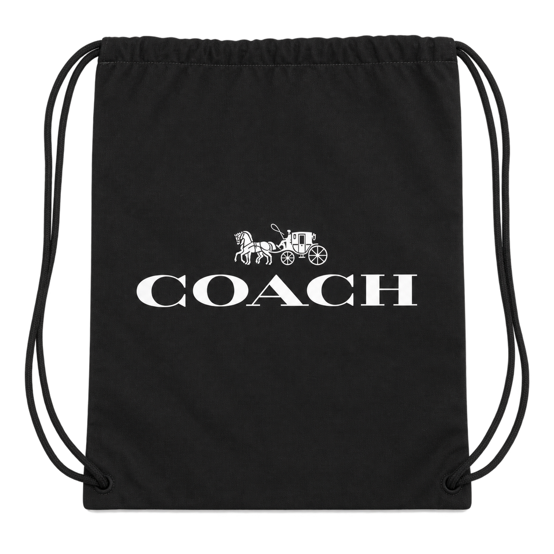 Coach Drawstring Bag - Black - detail