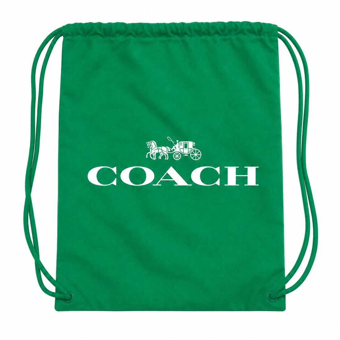 Coach Drawstring Bag - Green - detail