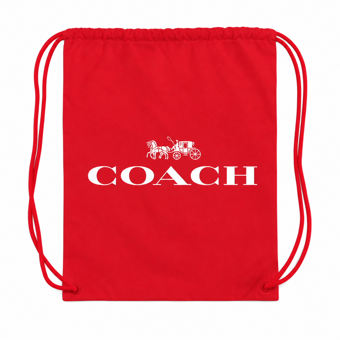 Coach Drawstring Bag - Red - hero
