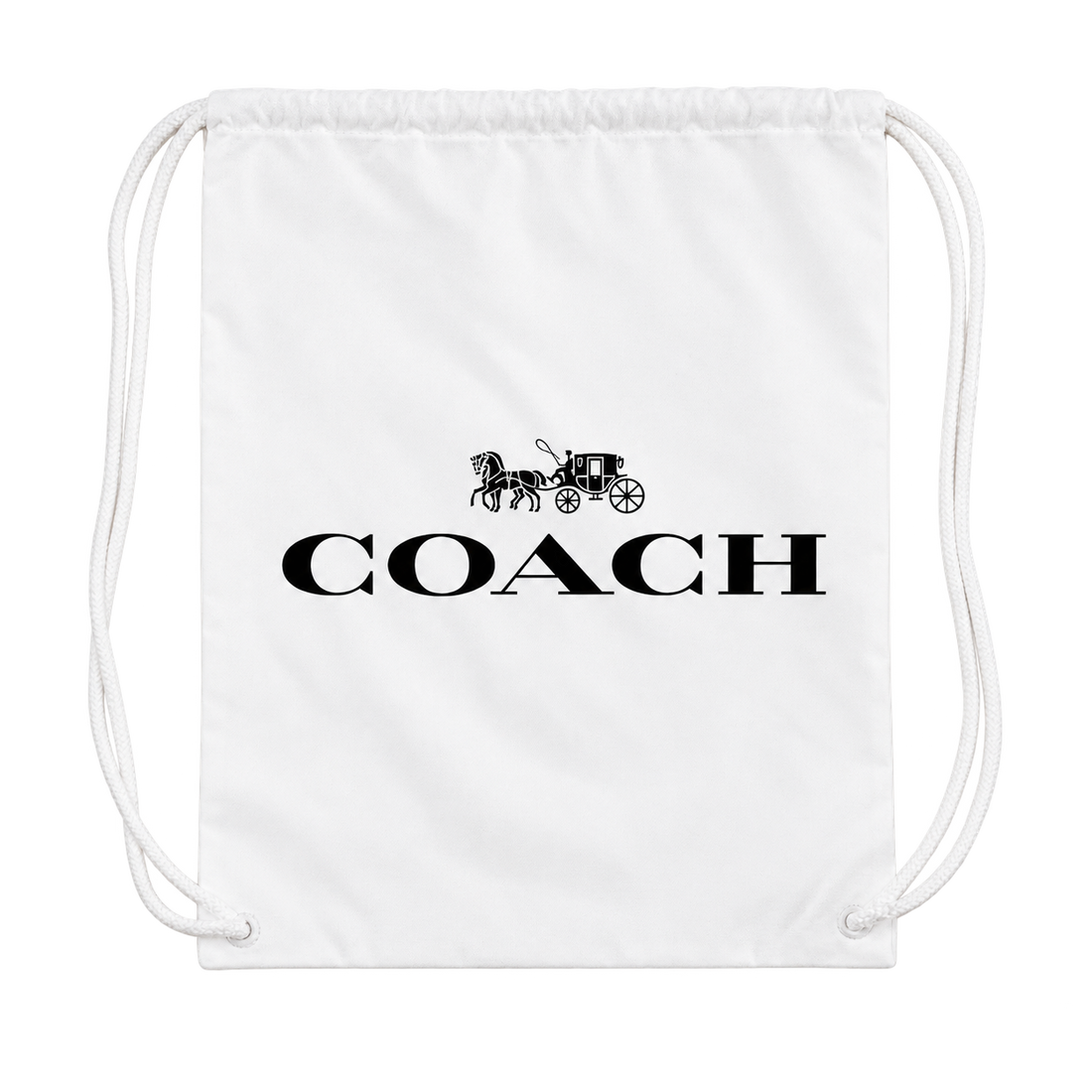 Coach Drawstring Bag - White - hero
