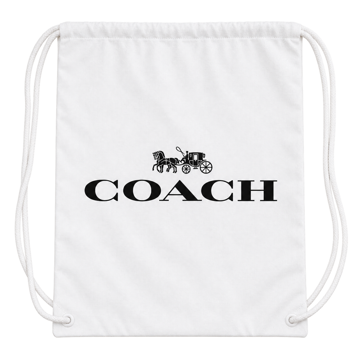 Coach Drawstring Bag - White - detail