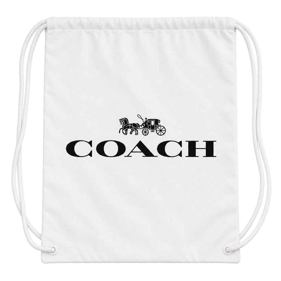 Coach Drawstring Bag - White - detail