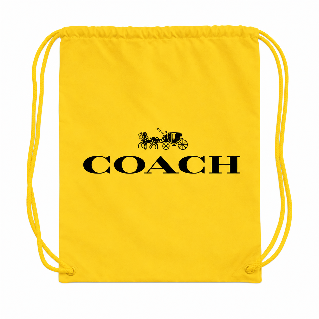 Coach Drawstring Bag - Yellow - hero