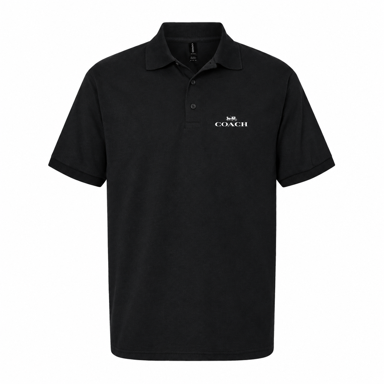 Men's Coach Dry Blend Polo - Black - hero