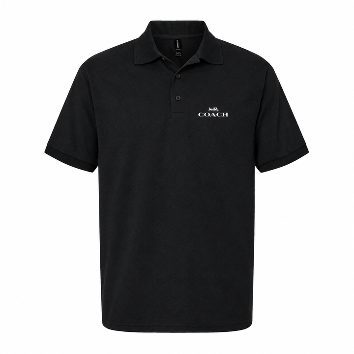 Men's Coach Dry Blend Polo - Black - hero