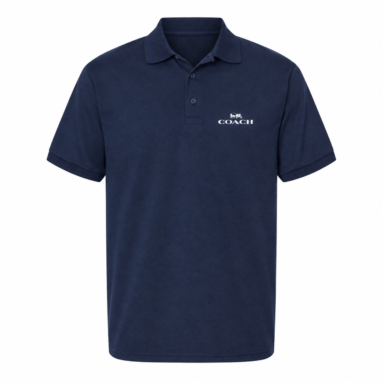 Men's Coach Dry Blend Polo - Navy - hero