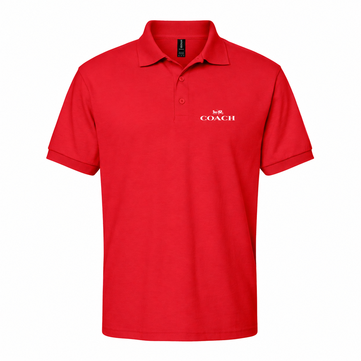Men's Coach Dry Blend Polo - Red - hero